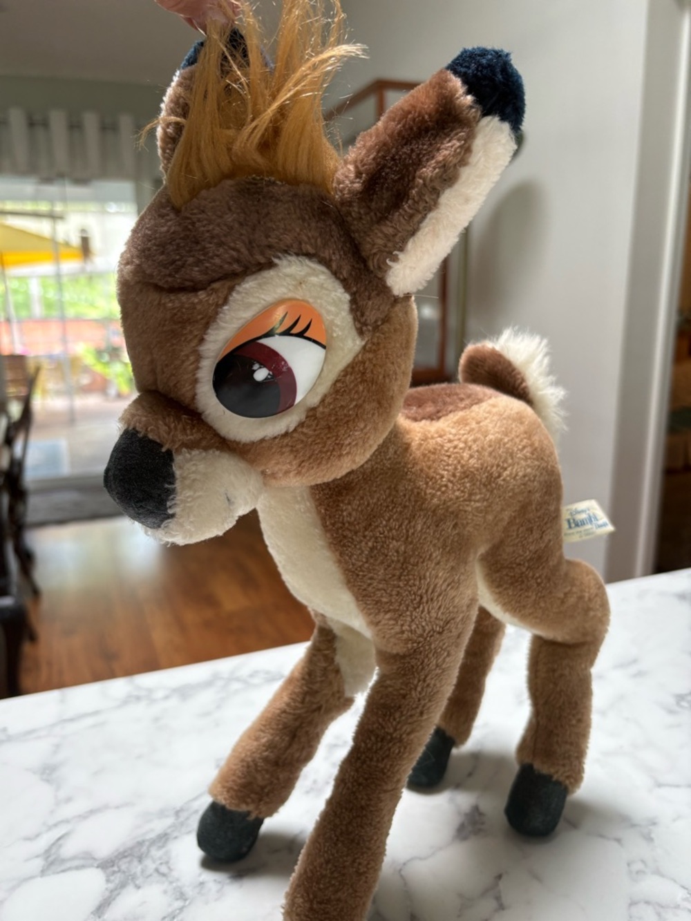 Vintage Disney Bambi Plush Fawn Toy - Soft Stuffed Animal